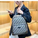 Christian Dior Monogram Unisex Street Style Logo Backpacks best fit for everyone