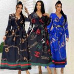 Turkey women luxury branded dupe of Gucci and Channel nice women dresses