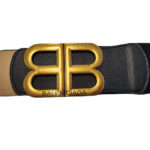 BB Stretch Waist Belts High Quality Elastic Leather Ladies designer women Stretch Belts