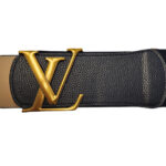 LV black Stretch Elastic Leather Ladies designer women Stretch Belts Waist Belts High Quality