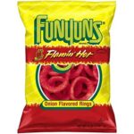 Funyuns, Flamin' Hot Flavored, Onion Flavored Rings